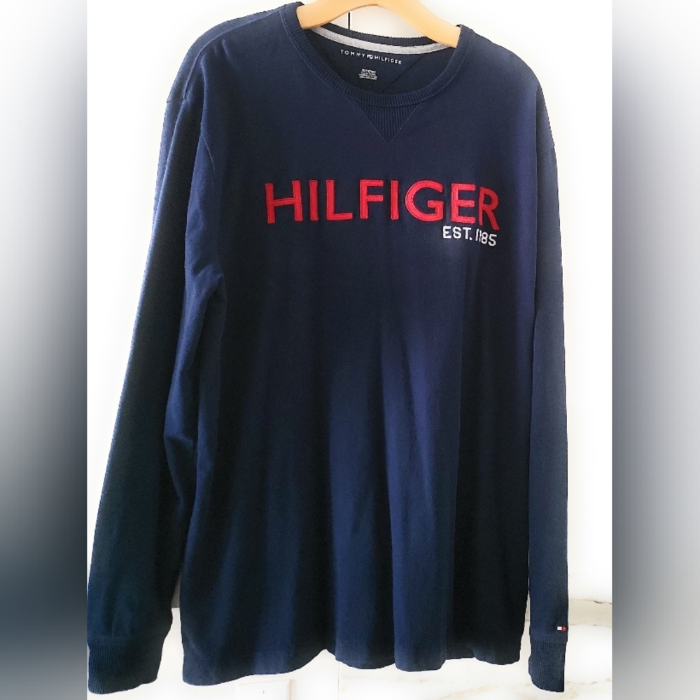 Tommy Hilfiger Navy Long Sleeve Shirt